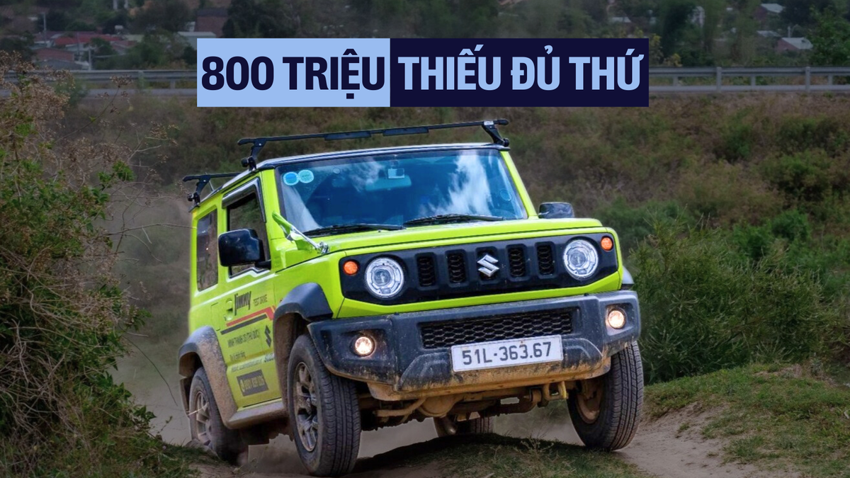Chọn trang bị, đừng chọn Suzuki Jimny: 800 triệu cho một chiếc xe ‘thiếu đủ thứ’