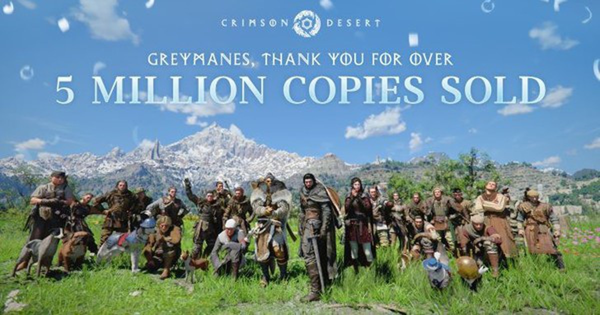 Crimson Desert bán 5 triệu bản chưa đầy một tháng sau ngày ra mắt