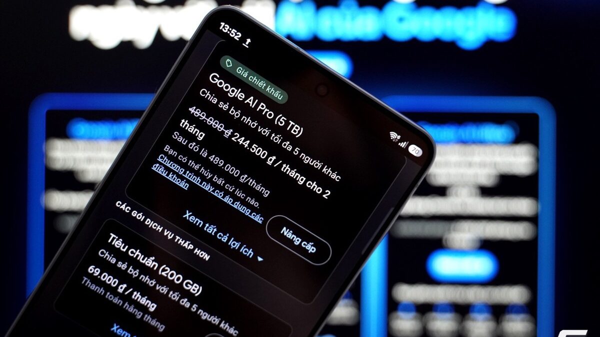 Google “chơi lớn”: Nâng cấp miễn phí gói AI Pro lên 5TB, người dùng hưởng lợi, áp lực dồn lên đối thủ