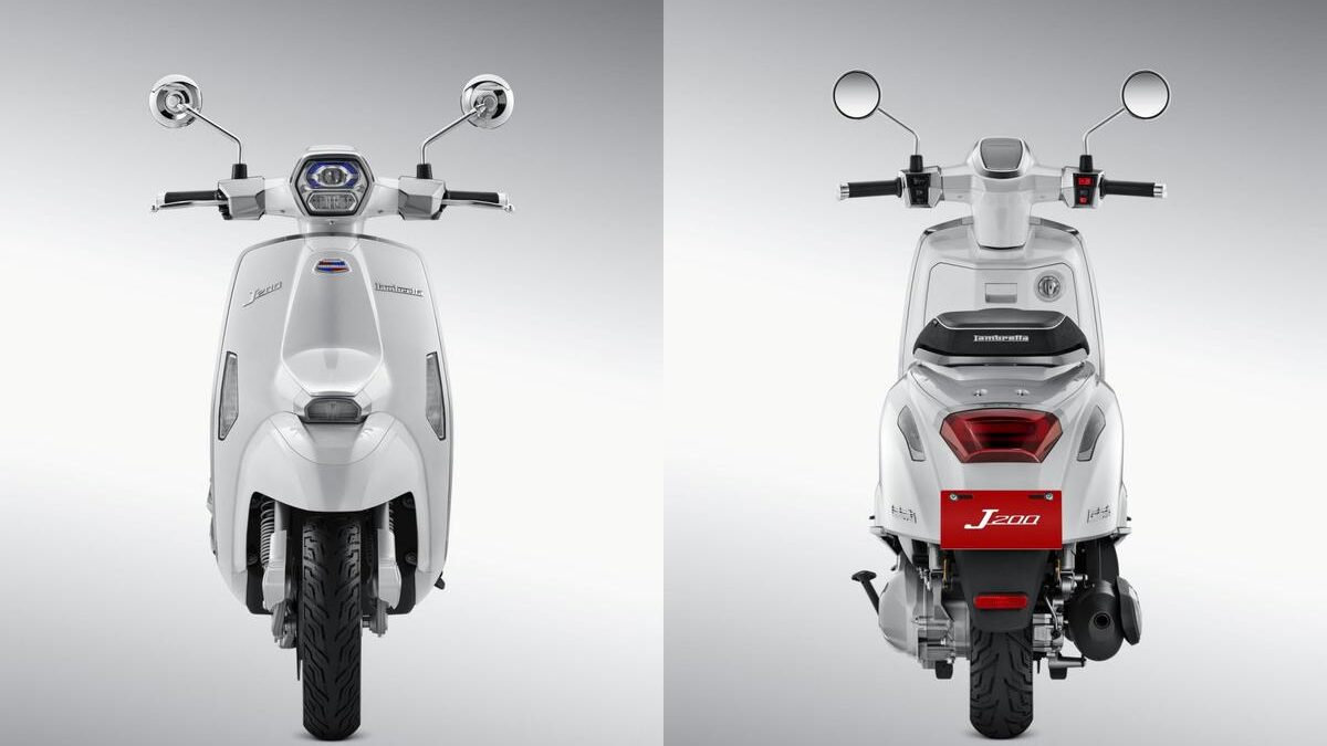 Thách thức Honda SH, xe tay ga Ý Lambretta J200 lộ diện sở hữu phanh ABS hai kênh