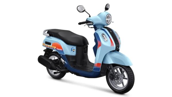Mẫu xe tay ga Yamaha Fazzio Sunset Blue ra mắt với giá 34 triệu đồng, sở hữu công nghệ lai khiến Honda Vision phải dè chừng