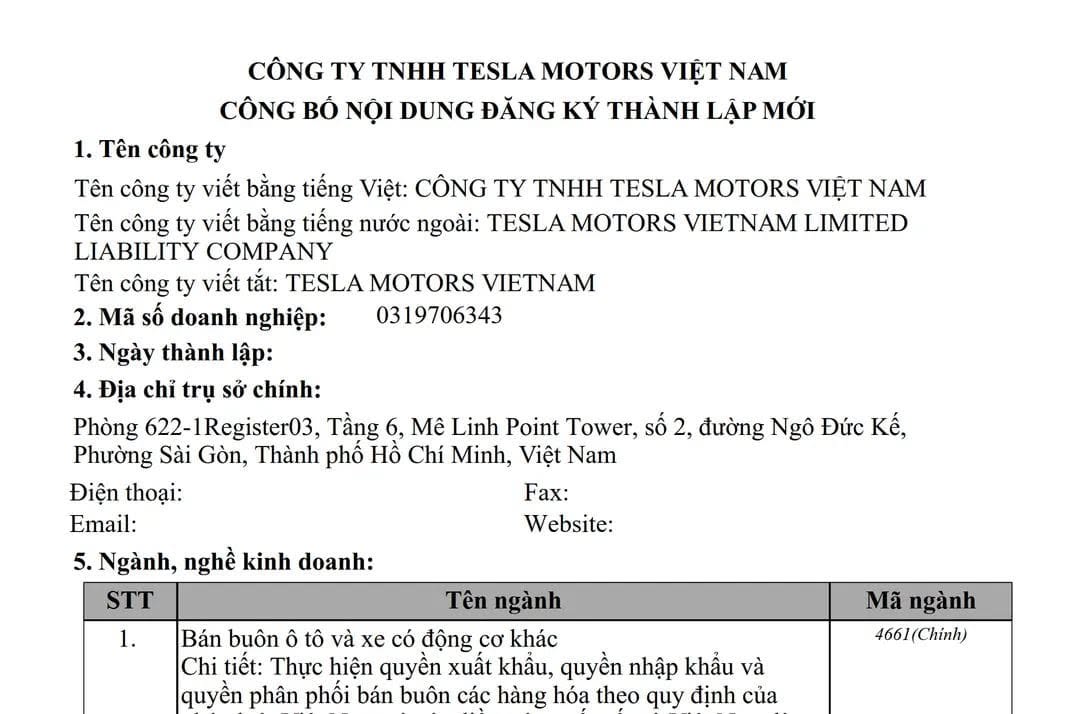 Tesla đăng ký công ty tại Việt Nam: Nếu bán xe chính hãng, sẽ bán cho ai? - Ảnh 2.