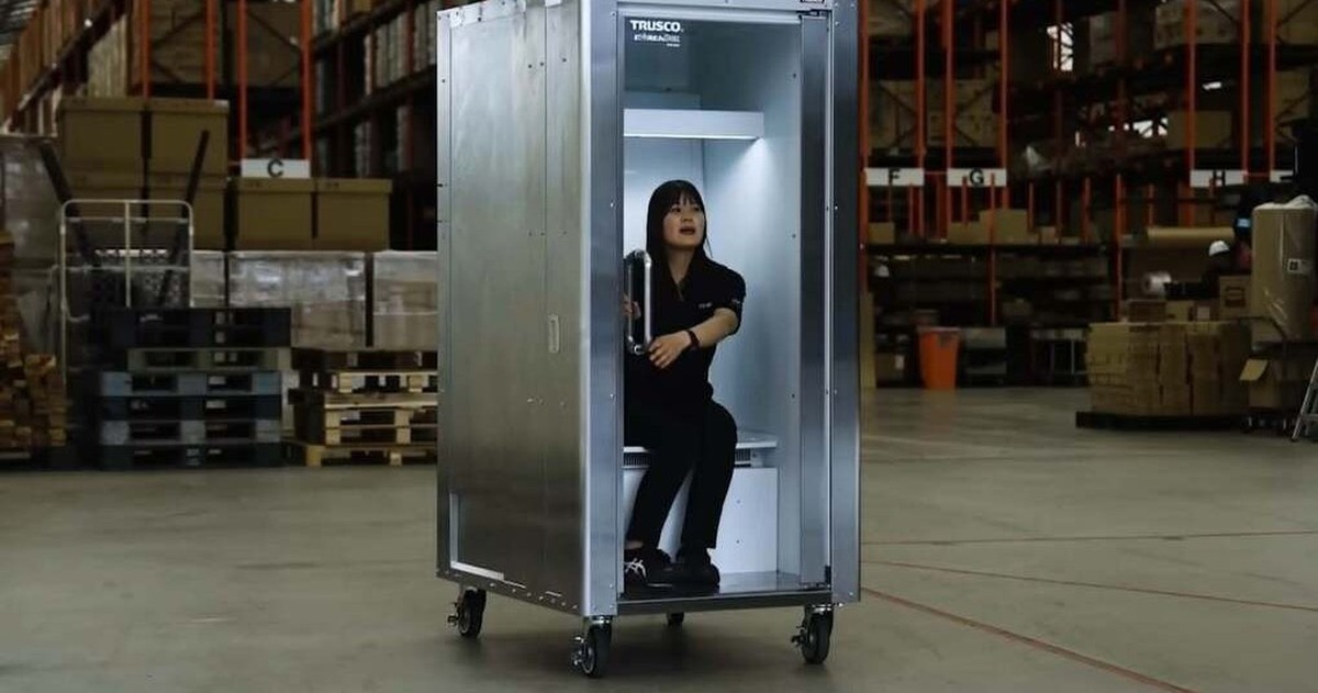 ‘Tủ lạnh cho người’ của Nhật Bản giúp chống sốc nhiệt mùa hè